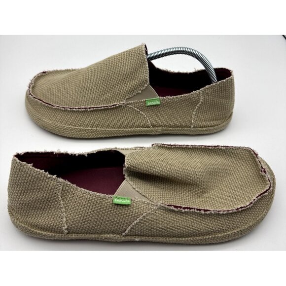 Sanuk Rounder Men's Slip On Tan SMF10113TAN Size 11 New without Tags - Picture 1 of 5